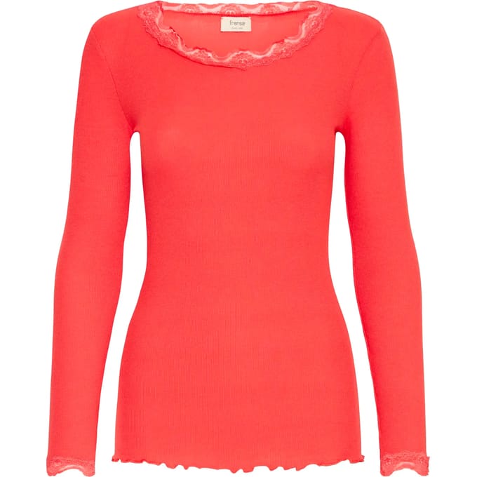 Dames-T-shirt met lange mouwen fransa Hizamond 2