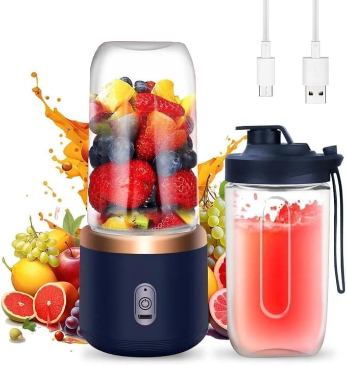 VH Supplies® Blender To Go - Portable Blender - Power Blender - 400ml