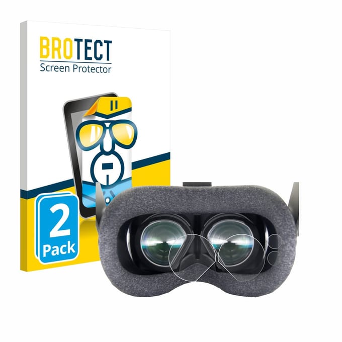 BROTECT - Screenprotector voor Valve Index VR-Headset - Folie Beschermfolie transparant 2 Stuks