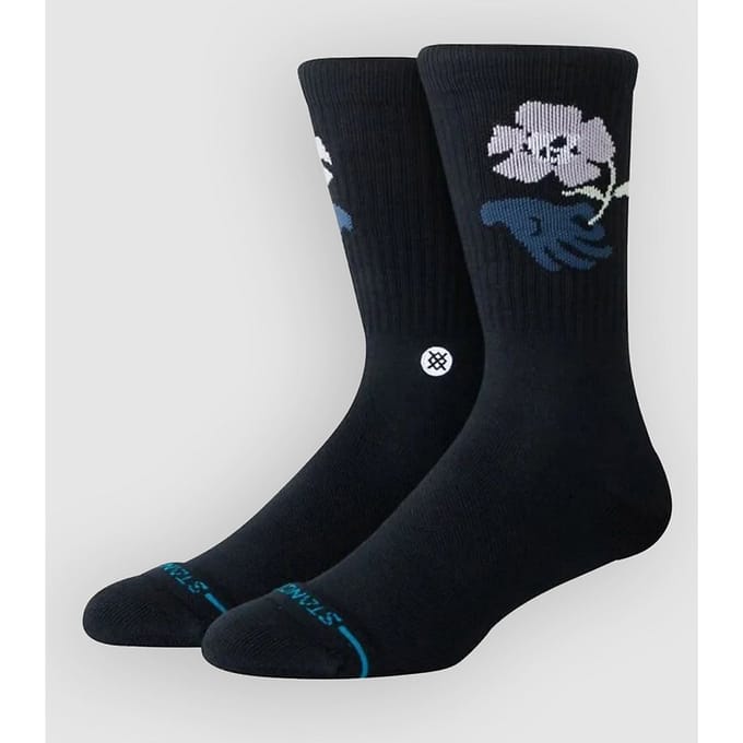 Stance Wilted Crew Socks zwart
