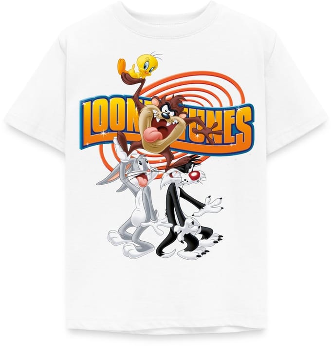Looney Tunes Bugs Taz Tweety Sylvester T-Shirt Kinderen