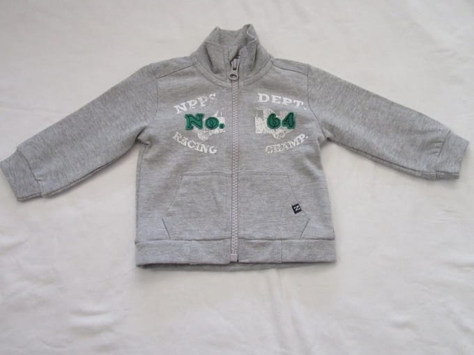 noppie's , jongens , gilet , grijst , no 64 , 1 maand 56