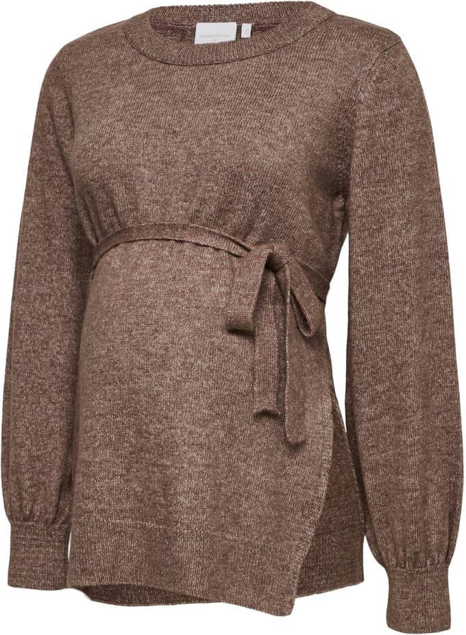Mama Licious Gebreide pullover Regular fit O-hals Pullover