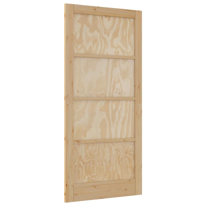 vidaXL - Interne - Deur - 93 - x - 202 - cm - Multiplex - Naturel