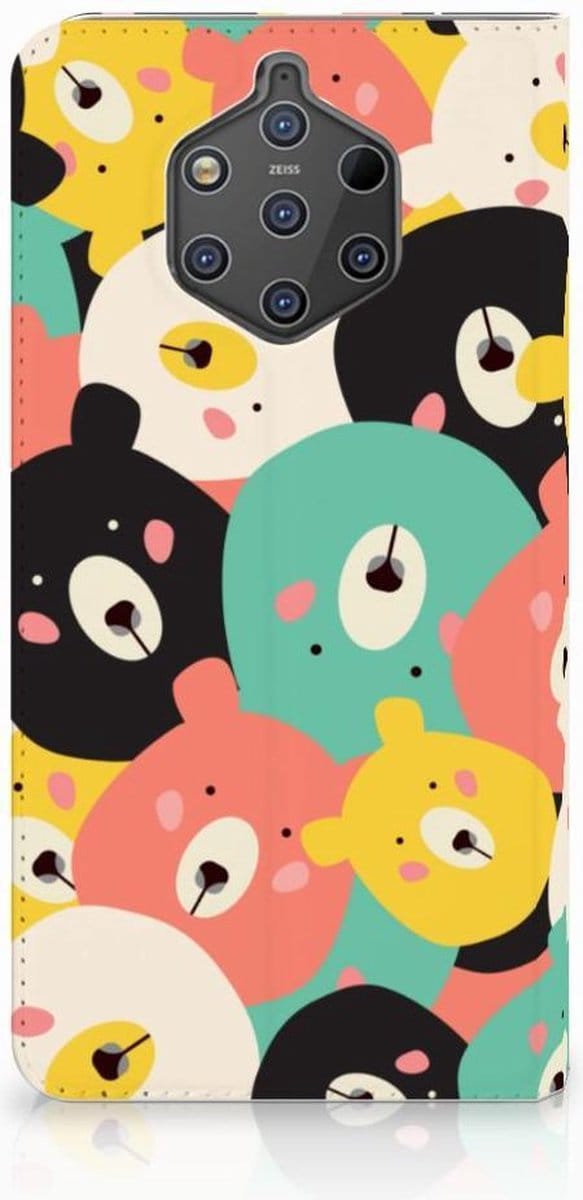 Standcase Hoesje voor Nokia 9 PureView Magnet Case Bears