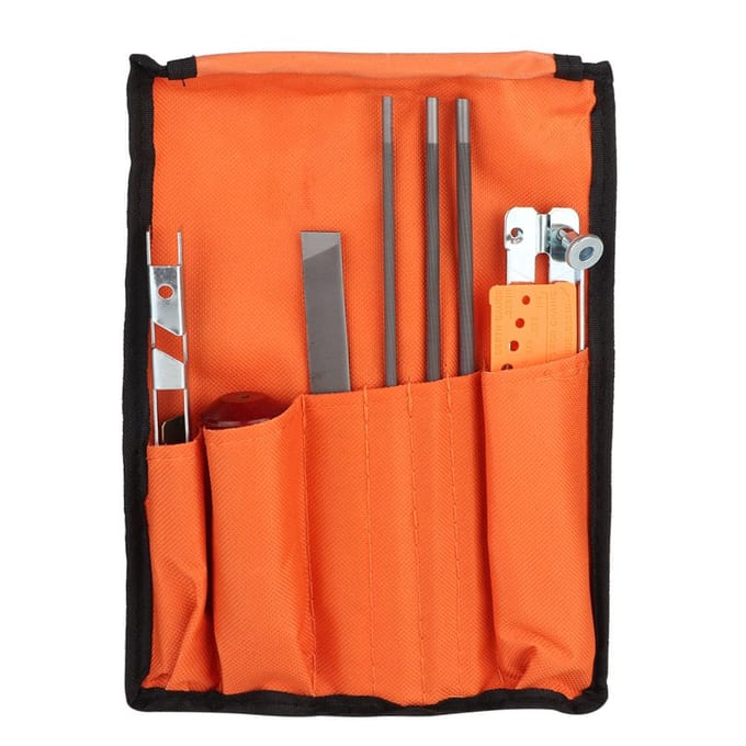 10-delige Kettingslijpmachine Set Kettingzaag Vijl Gereedschap Set Geleidezaagvijl black