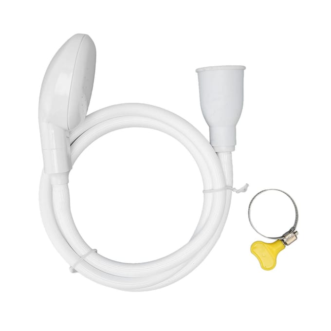Pommeau de douche multifonctionnel pour animaux de compagnie, tuyau de pulvérisation pour robinet d'évier white