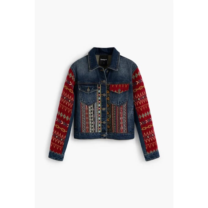 Dames spijkerjack Desigual Etnica