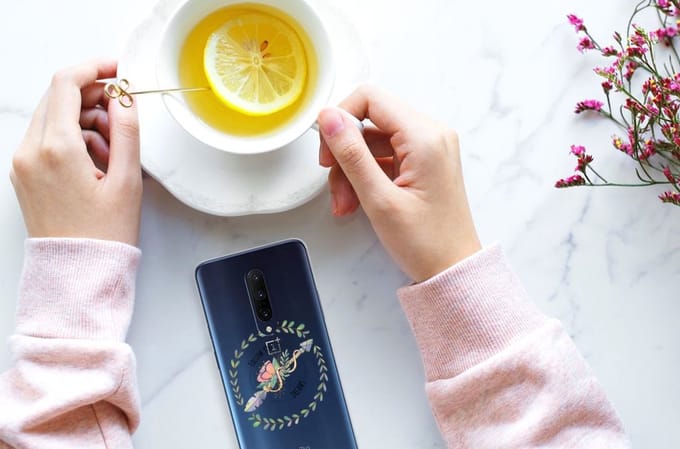 OnePlus 7 Pro Telefoonhoesje met Naam Boho Dreams