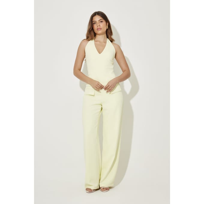 Odd Muse V-neck Top Lime Taglia: M | Magliette intime Outlet | Donna | Verde