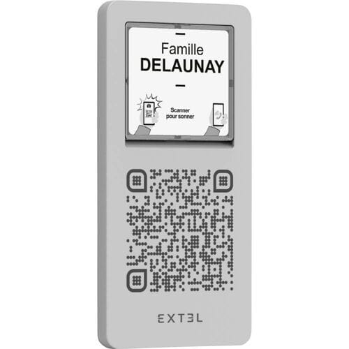 Extel Q-Air buitenpost deurbel - Scannen betekent aanbellen!