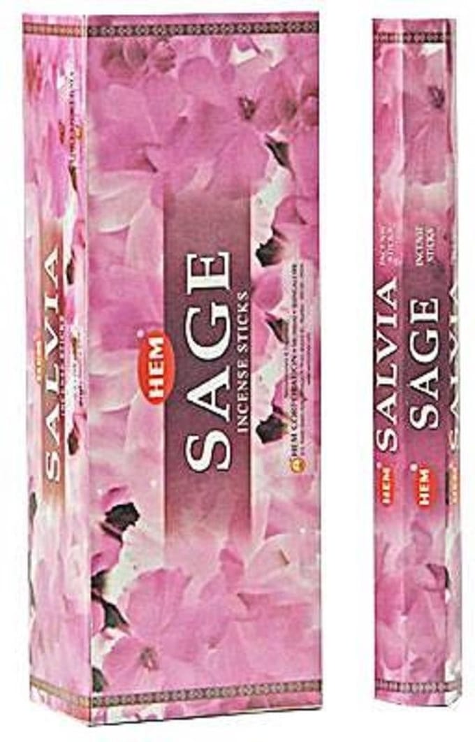 HEM Wierook - Sage - Slof (6 pakjes/120 stokjes)