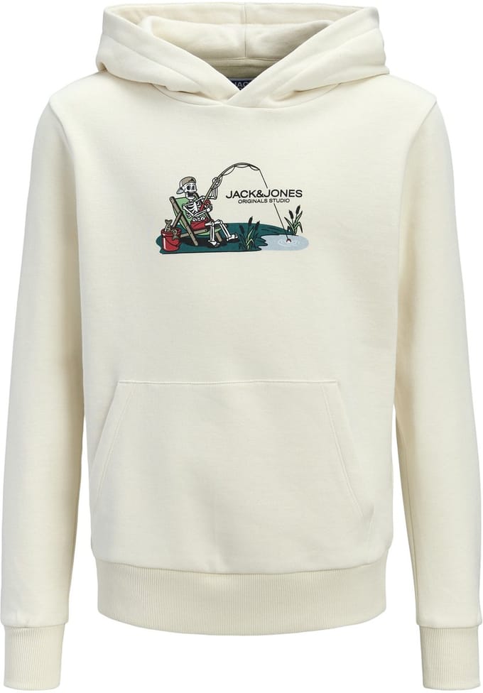 JACK&JONES - JORSKULL NATURE SWEAT HOOD SN JNR - Jongens - Sweaters