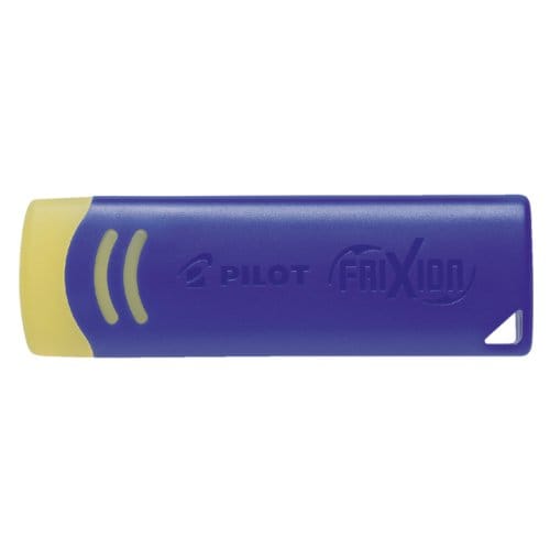 Gum Pilot  friXion geel met blauwe houder