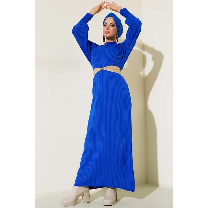 Maxi Colribbeltrui Jurk
