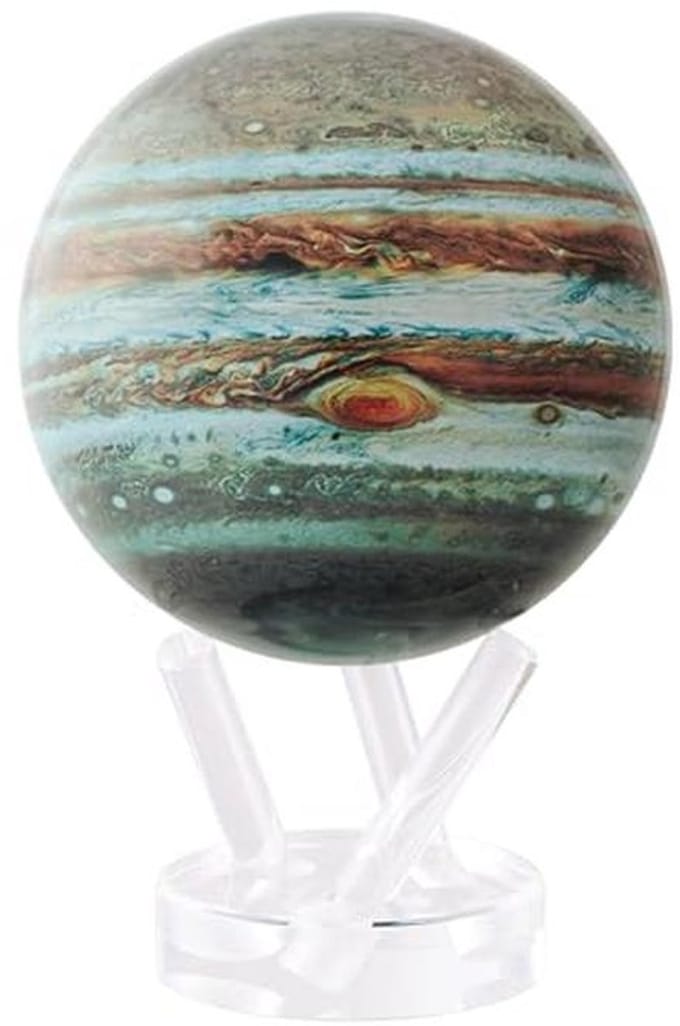 Zonovoltaïsche Draaiglobus 4.5" - Unieke Decoratie en Cadeau