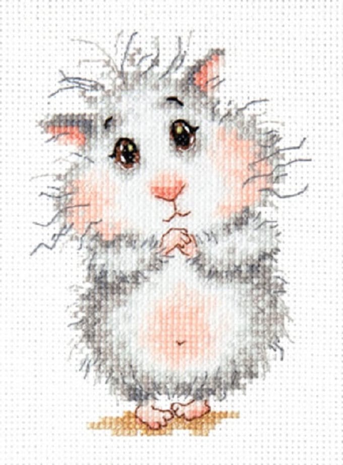 Borduurpakket Hamster Please - Chudo Igla