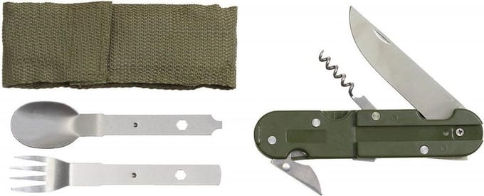 MFH Outdoor - Bestek - 3-delig  - inklapbaar - nylon etui