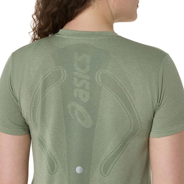 Asics road seamless ss top hardloop t-shirt korte mouw zomer dames -