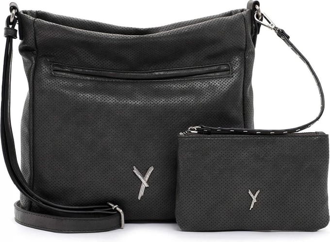 SURI FREY Schoudertas Laley Crossover Bag Darkgrey Donkergrijs