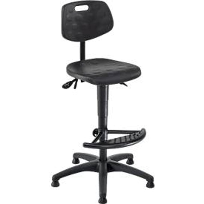 Werkstoel ProWork PW1-H-PU-FS1, glijders en voetenring