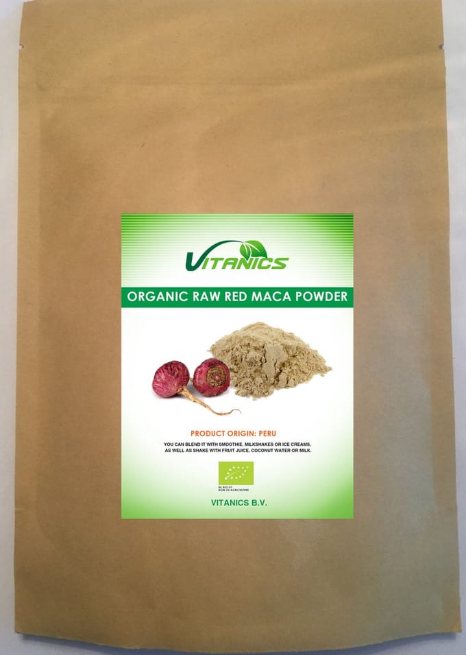 Biologische Rode Maca Poeder 300g