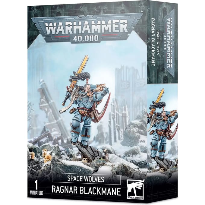 Figurine Games Workshop Warhammer 40k - Space Wolves Ragnar Criniere Noire