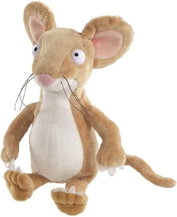 Aurora Muis knuffel - bruin - 23 cm