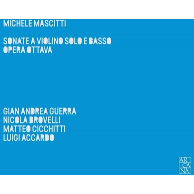 Quartetto Vanvitelli - Mascitti: Sonate A Violini Solo E Basso - Opera Ottava (CD)