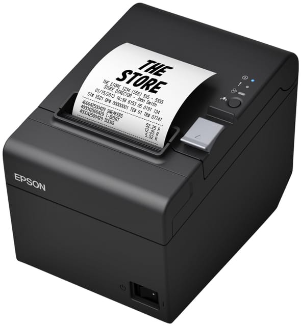 Epson TM-T20III (011): USB + Serial PS Blk EU - Zwart-wit - Thermische inkjet