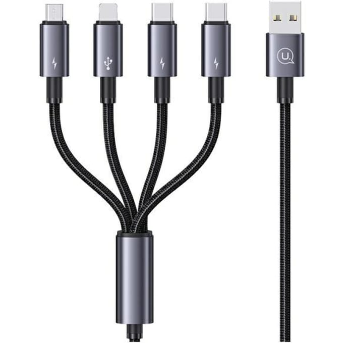 USAMS - Multifunctioneel Kabel - 2x USB-C - Lightning - Micro USB