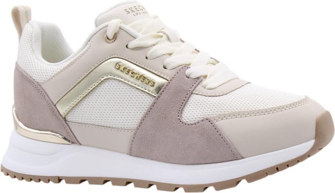 Skechers Runway-Posh Gal - Dames Sneakers - Naturel