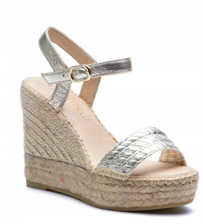 EVA MINGE - Sandalen - Goud - Glanzend - Maat 41