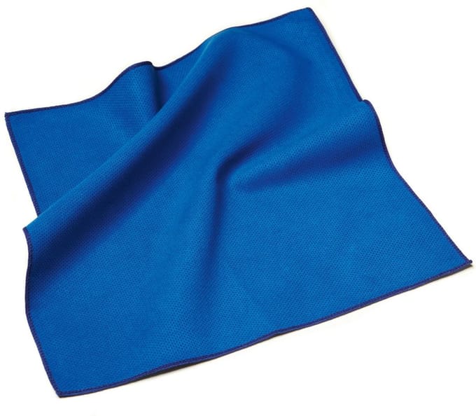 Sigel microvezeldoek - 400x400mm - blauw - glasmagneetborden - SI-GL189
