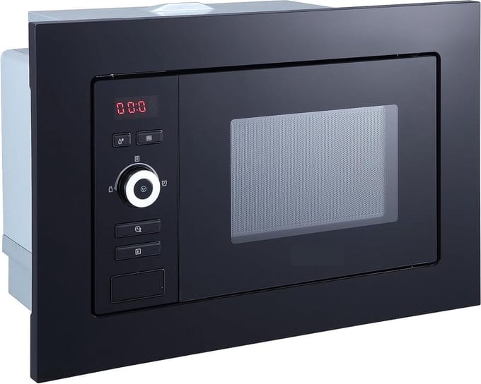 Inbouw Magnetron - Compacte Oven - Snel Opwarmen - 700 Watt Vermogen - 17 Liter Capaciteit - Zwart