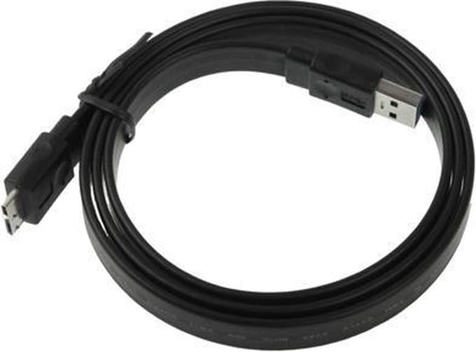 Scoby - USB Kabel - Geschikt voor Micro USB 3.0 Apparaten - USB 3.0 naar Micro USB 3.0 Kabel - Data en Oplaadkabel - 1 Meter - Zwart