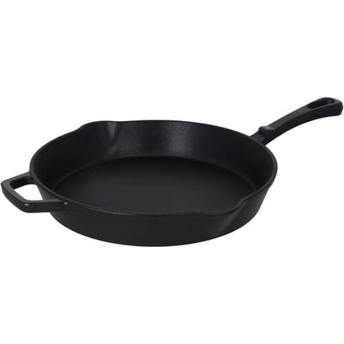 SILVERCREST Gietijzeren pan, Ø30 cm (Zwart)