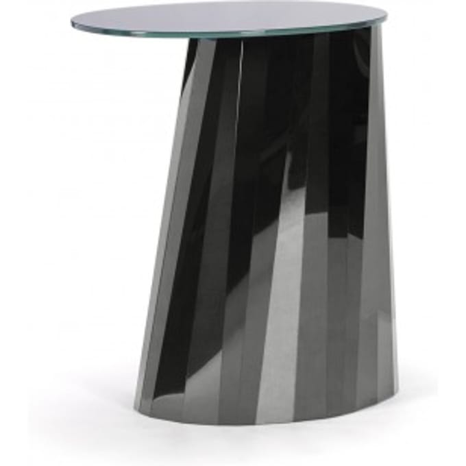 ClassiCon - Pli bijzettafel - onyx zwart glanzend - 65 cm
