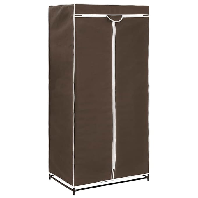 vidaXL - Kledingkasten - 2 - st - 75x50x160 - cm - bruin