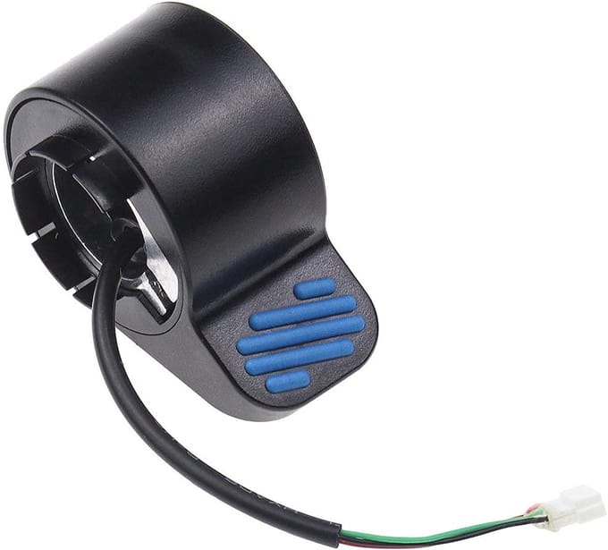 Allecto - Scooter Throttle Duim Gaspedaal - Vervangingsdeel - Zwart
