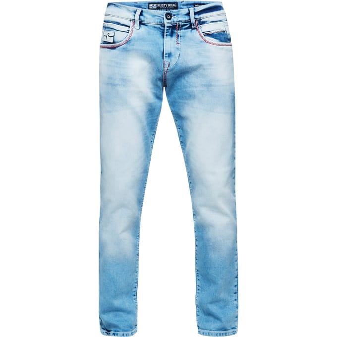 Jeansbroek "TOYAMA" Regular Fit met contrastnaad