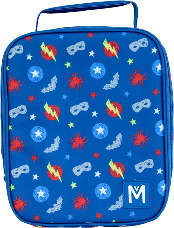 MontiiCo koeltas Large - thermo lunchtas - Superhero