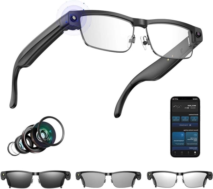 Smart Glasses - Slimme Bril met Camera - Bluetooth - Draagcomfort