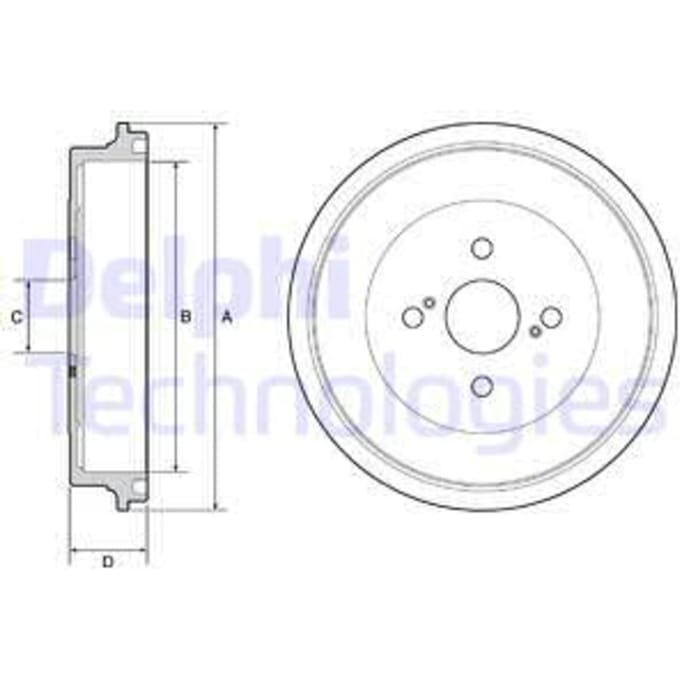 Remtrommel DELPHI BF560