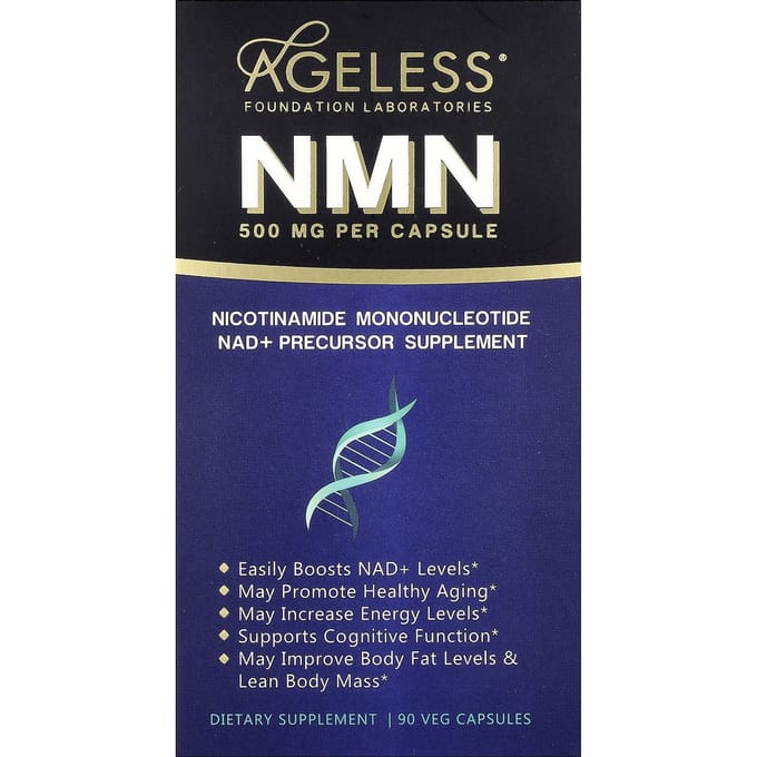 Nmn, 500Mg, 90 Veggie Capsules