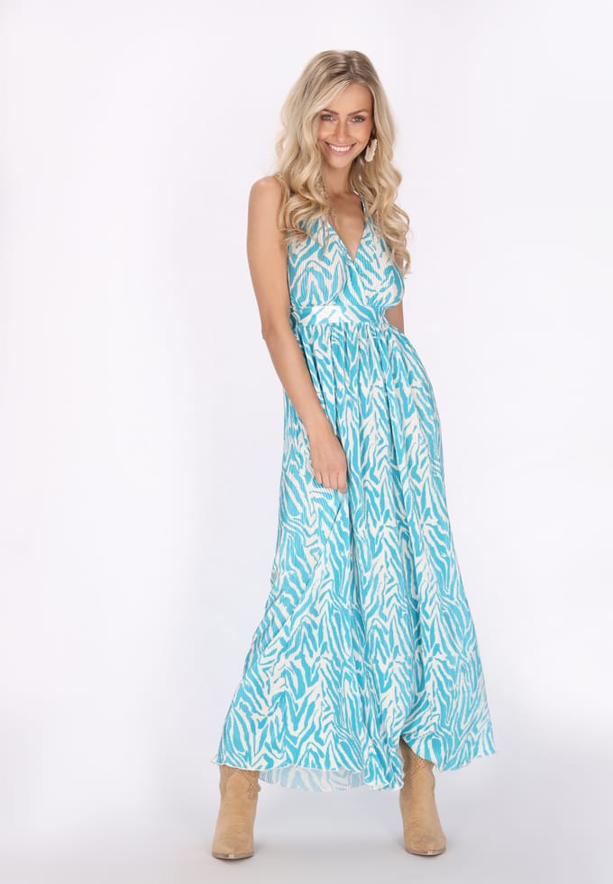 IZIA Jurk Dames blauw