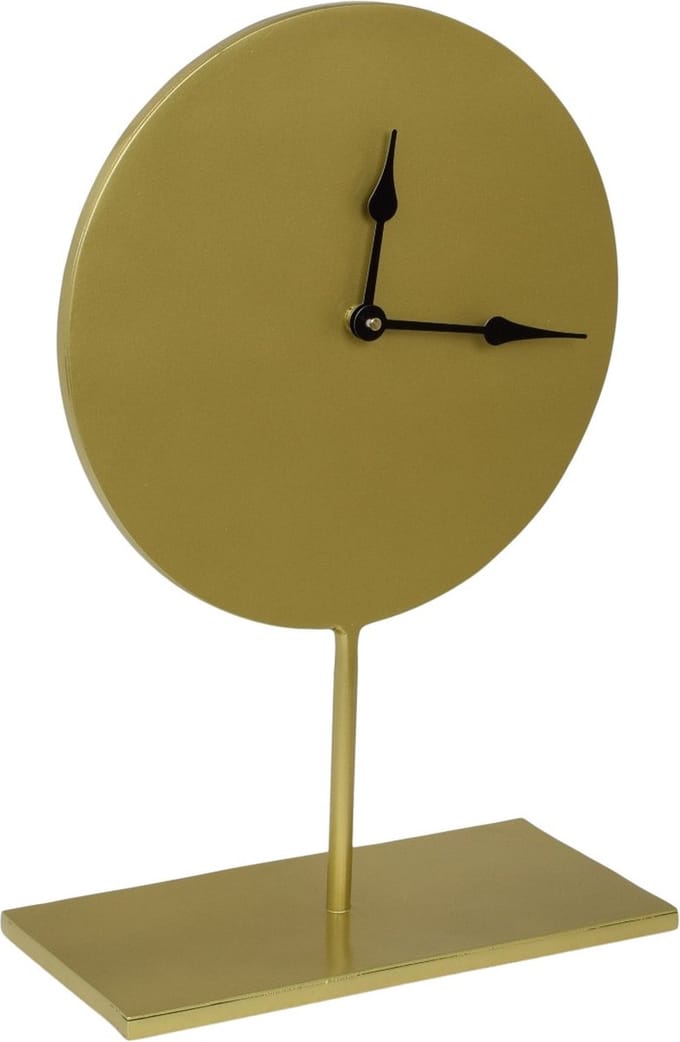 LOFT42 Tafelklok Ben - Goud - Metaal - 38x25x12