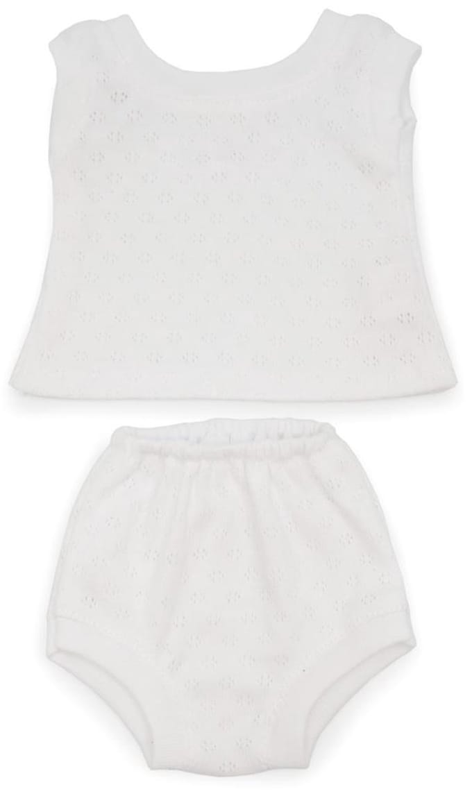 Asi poppenkleding ondergoed set wit - poppenaccessoires kleding.