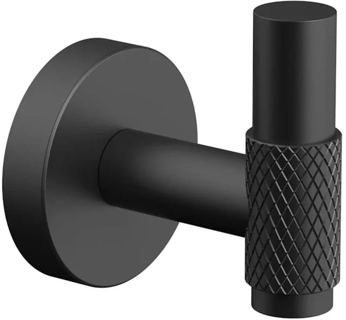 DutchLine - Grip Serie Handdoekhaak – Mat zwart