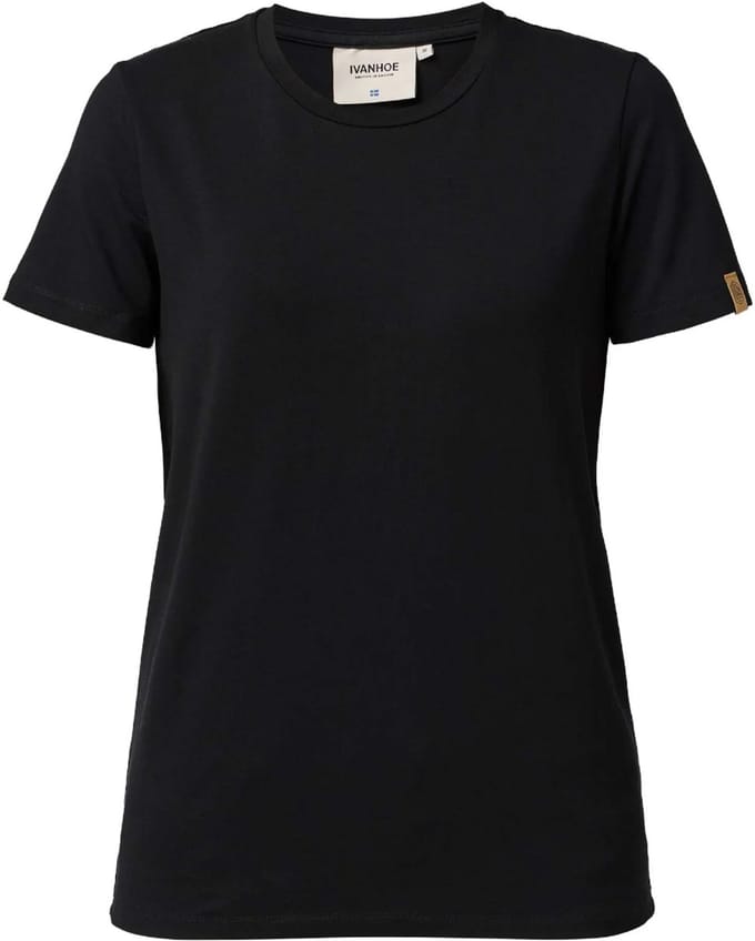 Ivanhoe t-shirt GY Olivia voor dames - Tencel™ - Zwart - 38
